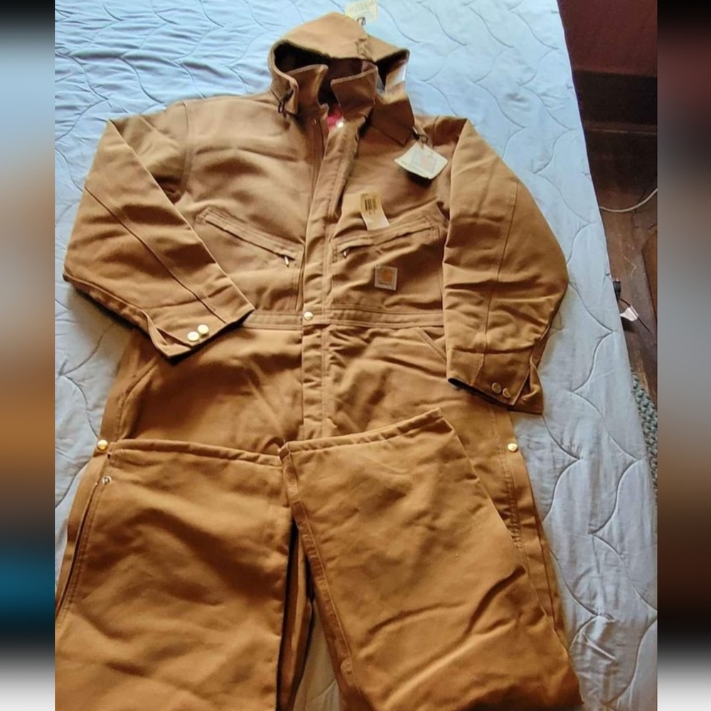 New, Men's 46R Carhartt Insulated Coveralls